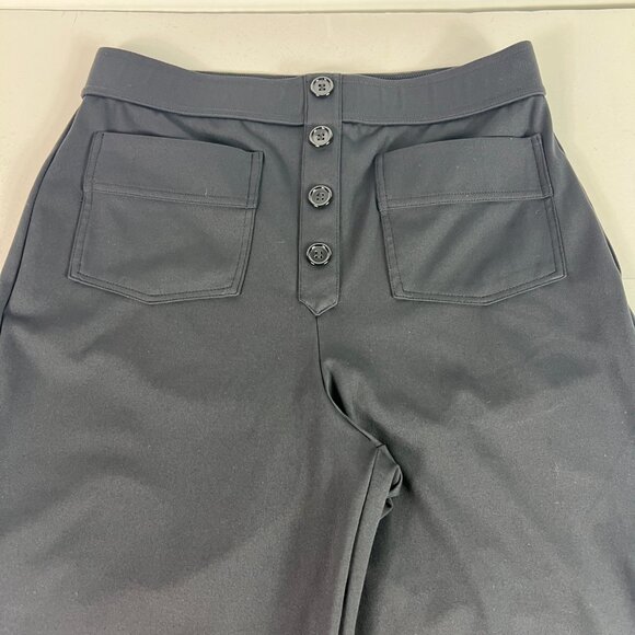 Halara Flex Pants Women's 28x29* High Waisted Straight Black Stretch Work Tag M - Picture 2 of 16